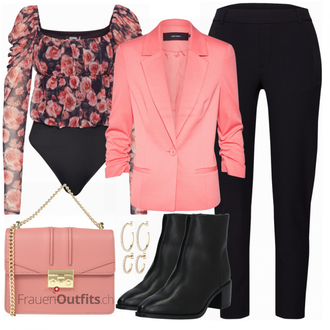 Outfit mit Blau Stiefel VERO MODA "VERO MODA"