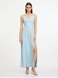 Light blue women's maxi dress Cruz