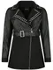 Black Premium by EMP Faux Leather Jacket bergangsjacke schwarz