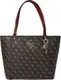 GUESS Shopper ''''Noelle'''' beige / dunkelbraun