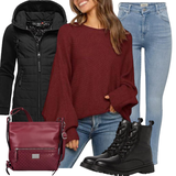 Rockige Pullover Outfits image