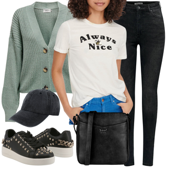 Outfity s klobúkom "Vkusný jesenný outfit"