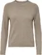 Only Trui Onlrica Life L/s Pullover Knt Noos 15204279 Beige Dames Maat - S