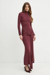 Obleka ALIX bordo barva, 59467DB