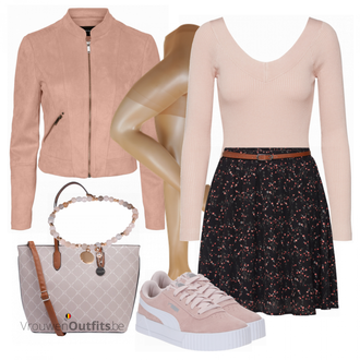 Outfit met wit Sneaker Puma "Neo Noir Rock"