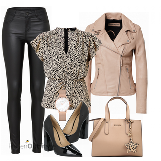 Outfit mit Grau Bluse & Tunika AX Paris "Cooles Herbst Outfit"