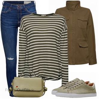 Outfit mit Rot/Grün Unkategorisiert edc, edc, edc, Tasche edc "Herbstlicher Look"