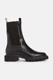 Usnjeni chelsea Hallie Boot enski, rna barva, W115FB