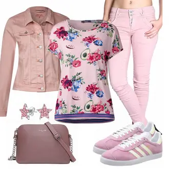 Outfit mit Grau Sneaker Jack & Jones "Cecil"