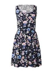 ONLY Kleid ''''SARA'''' beige / nachtblau / hellblau / rosa