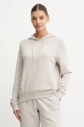 Pulover enski, be barva, s kapuco, 100205949