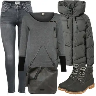 Outfity na zimu Dlouhé / Maxi "Zimní Outfit"