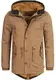 Indicode Herren Barge Winterjacke m. Kapuze & Teddyfutter   Winterparka Herrenjacke Parka Cub M