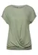 Street One Damen T-Shirt mit Schimmer-Effekt in Grün