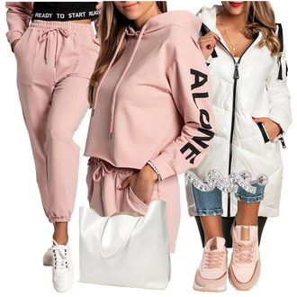Kombinacije za zimu Elegantna sa Bijela Naušnica fenzy "Zimski outfit"Look: Elegantan, Elegantna