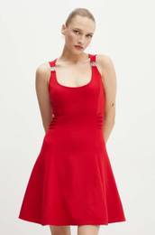 Obleka ARIANNA rdea barva, W4YK24 KCBO2