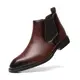 SANNAX Herren Chelsea Stiefel Boots Stiefeletten Business Formelle Mokassins Abendschuhe Formal