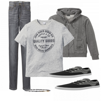 Outfit mit Grau Sneaker Volcom "Bonprix"