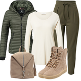 Beige Gabor Stiefel Outfits image