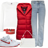 Lang Jerseyblouse Winter Outfits voor Dames image