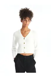 Women's V-Neck Knitwear Cardigan