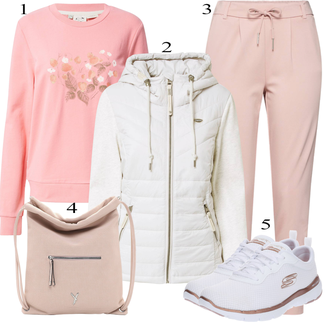 Elegantiškas apranga su Rožinė Kelne Only "Podzimné Outfits"Look: Old Money, Laisvas, Šaunus, Graži, Protingas Atsitiktinis, Elegantiškas, Universiteto, Sportiškas