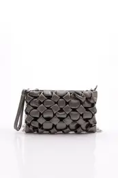 1001 Women's Top Knot Patterned Shoulder and Handbag