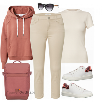 Outfit met grijs Brax "Sportieve Herfst Outfit"