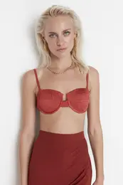 Brown Gippa Bikini Top