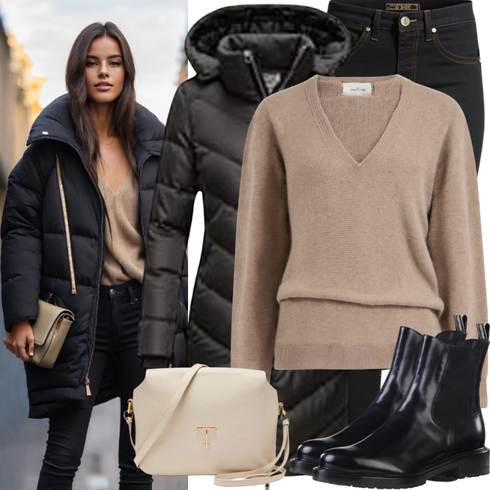 Comment poter Beige/Blanc/Kaki Tricot Grande Taille/Pull en Cachemire/Mohair Pullover/Pull en Laine/Pull Simple/Pull en Maille Fine/Pull Basique/Pull en Cachemire/Cachemire-Cardigan/V-Cardigan/Cardigan en Laine/Cardigan Col Rond S.Oliver avec Noir Veste en Duvet/Veste Durable/Veste d'Hiver/Doudoune/Veste à Capuche/Veste d'Automne/Doudoune D'été Pull&Bear