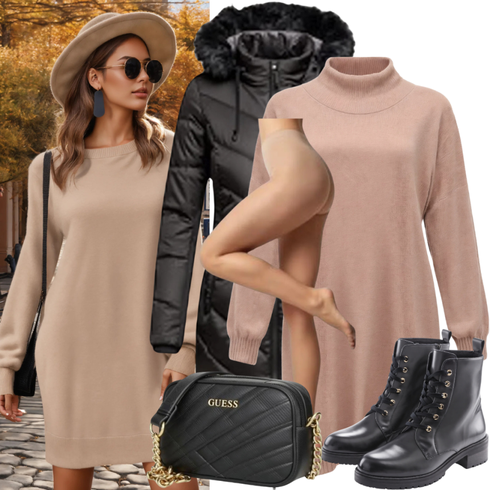 Beige Strumpf & Strumpfhose Strumpfhose GLAMORY kombinieren