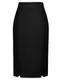 Belle Poque Damen Hohe Taille Business-Stil Röcke Elegante Wrap Elastische Bleistiftröcke