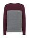 Iriedaily Pullover ''''Auf Deck'''' weinrot / graumeliert