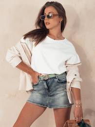 Spodenki damskie jeansowe FASHIONFIT niebieskie