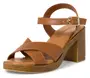 Beige Tamaris Sandalen Mit Absatz für Damen image