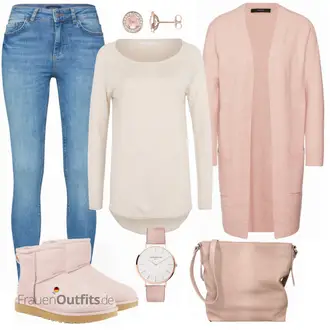 Outfit mit Beige Stiefel UGG "UGG WinterStiefelette"