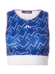 Sportovní top 'Maggie' modrá / světle fialová / offwhite