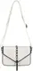 styleBREAKER Damen Umhängetasche im Envelope Design mit Kugel-Nieten, Kette und Quaste, Schultertasche, Handtasche, Tasche 02012274, Farbe:Weiß