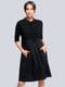 Strickkleid Alba Moda schwarz