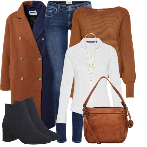 Dunkelblau/Blau Sommerstiefelette/Winter Stiefelette/Flache Stiefelette/High Heels Stiefelette/Gefütterte Stiefelette/Leder Stiefelette Tamaris kombinieren mit Gold Schmuck Feine Kette/Collier/Reich verzierte Halskette Pilgrim
