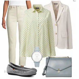 Elegante Outfits mit Grau Jeans "Eleganter Look"