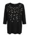 Shirt MIAMODA Schwarz/Goldfarben 