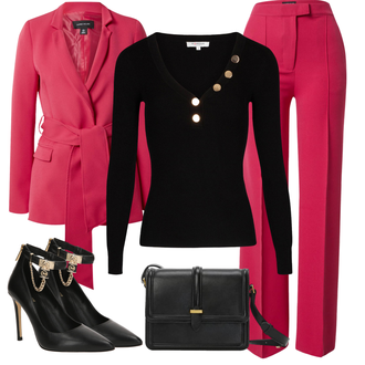 Outfit mit Karen Millen, Hose Große Größe Karen Millen "Eleganter Look"
