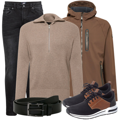 Schwarz Accessoire Gürtel About You kombinieren