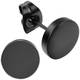 Flongo Ohrstecker Knopf, 8mm Edelstahl Ohrstecker Gestüt Stecker Ohrringe Ohrhänger Tunnel Illusion verjüngt Cheater Faux Fake Ohrstecker Schwarz Charm Charme Herren, Damen Ohrschmuck