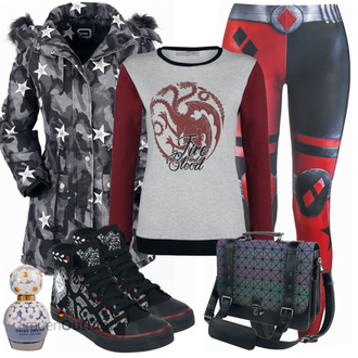 Outfit mit Grau Game of Thrones "Converse"
