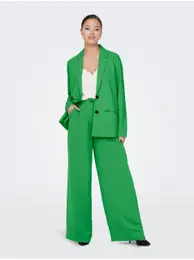 Green Womens Wide Pants Vincent - Ladies