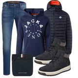 Rieker Stiefel mit Reißverschluss Outfits image