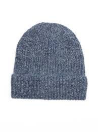 Women's grey-blue wool beanie - Women