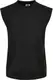 Urban Classics - Organic Heavy Padded Shoulder Mouwloze top - XXL - Zwart